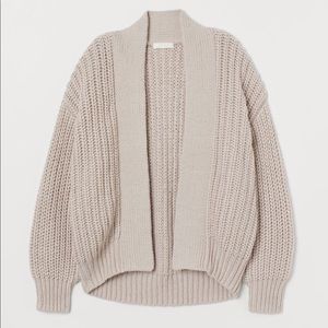 H&M RIB KNIT CARDIGAN NWT